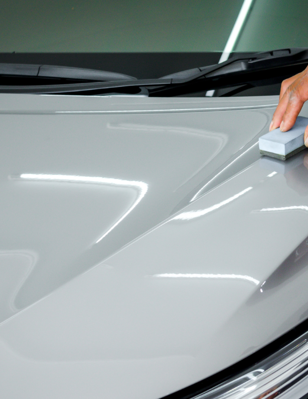 Ceramic coating application